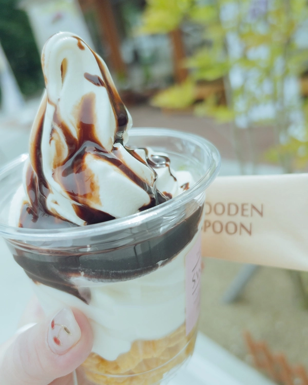 十一屋さんのソフトクリーム